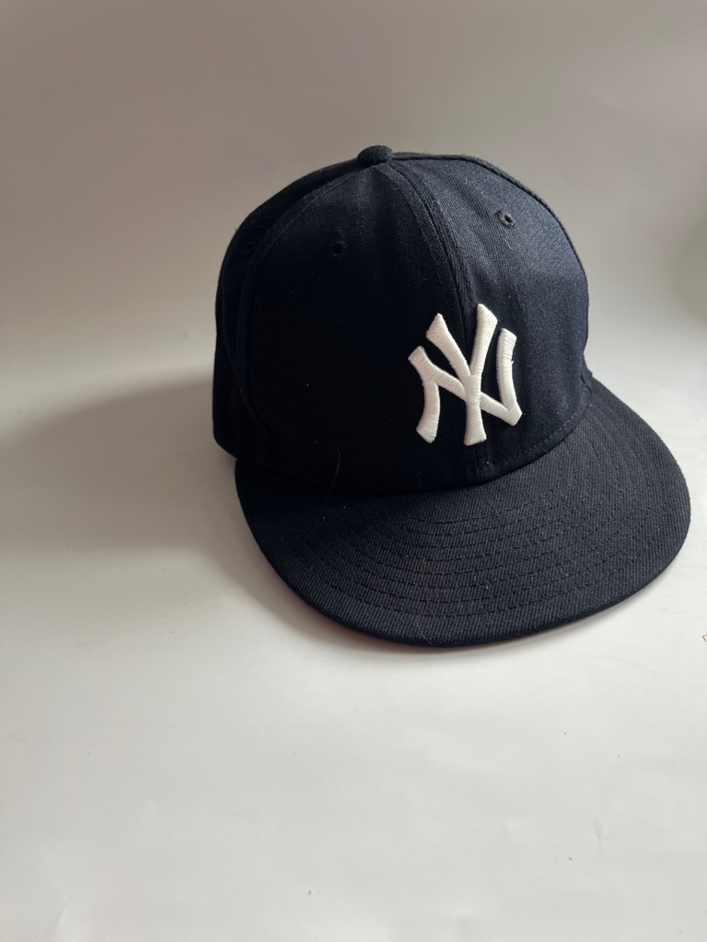 New Era Kids Black Baseball Cap with White NY Logo